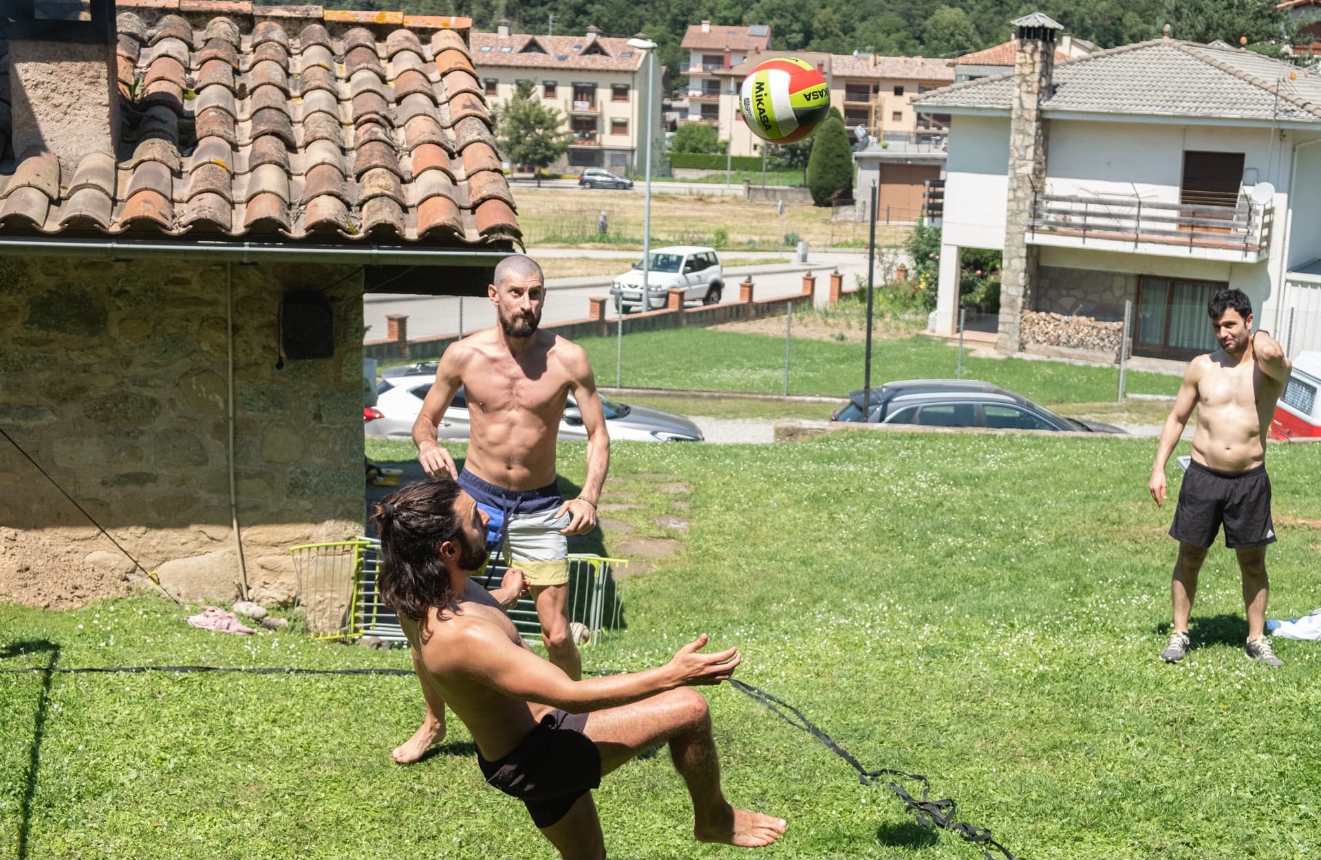 Acción en el partido
